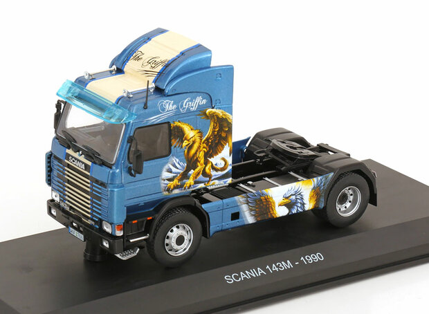 Atlas 1:43 Scania 143M Truck *The Griffin*, blue 1990