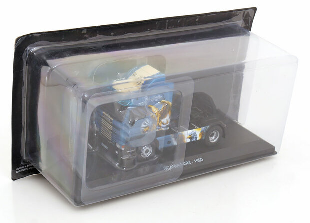 Atlas 1:43 Scania 143M Truck *The Griffin*, blue 1990