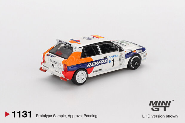 Mini GT 1:64 Lancia Delta HF Integrale Evoluzione, No 1 1993 Rallye Monte-Carlo LHD. Verwacht 02-2026