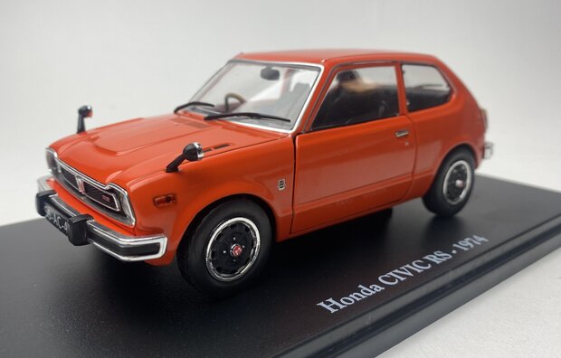 Atlas 1:24 Honda Civic RS 1974 oranje