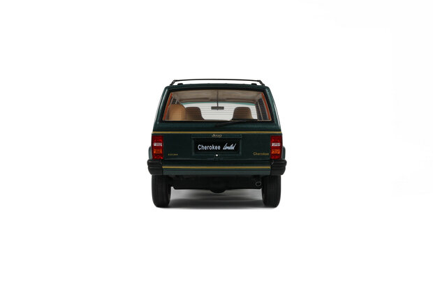 Otto Mobile 1:18 Jeep Cherokee XJ Limited Hunter Green 1995. Levering 12-2025 - uitverkocht in pre-order