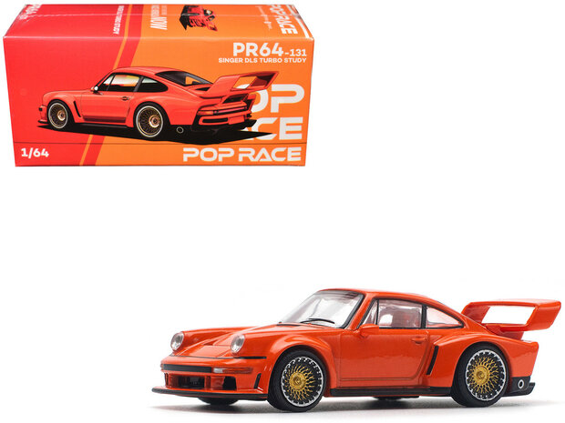 Pop Race 1:64 Singer DLS Turbo Study Orange Metallic