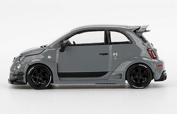 Mini GT 1:64 Fiat Abarth 595 LB-Works X Abas 2024, grijs