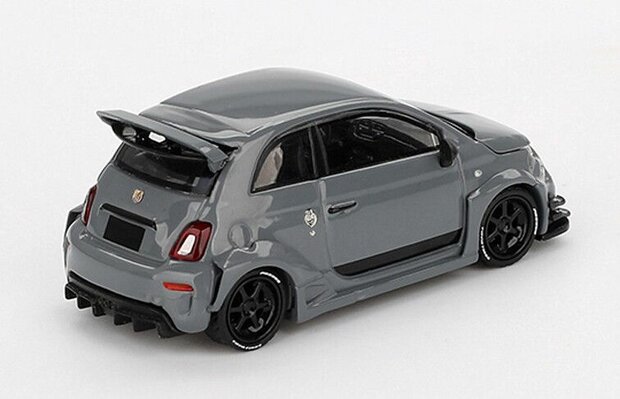 Mini GT 1:64 Fiat Abarth 595 LB-Works X Abas 2024, grijs