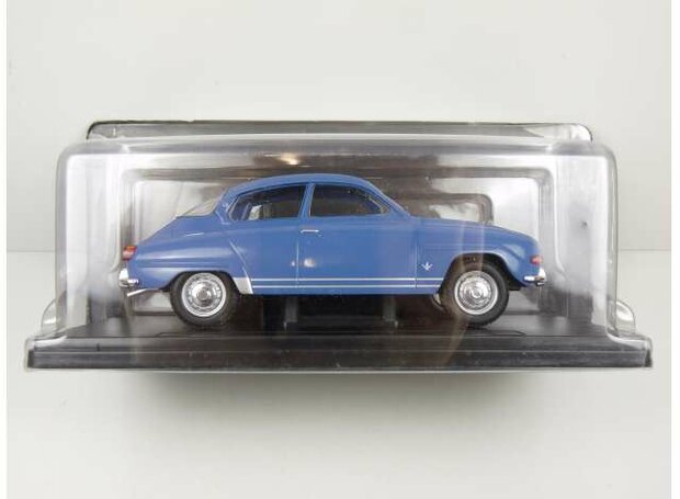 Atlas 1:24 Saab 96 V4, blue 1970