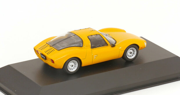 Atlas 1:43 Renault Varela Andino GT 1969 geel in blisterverpakking