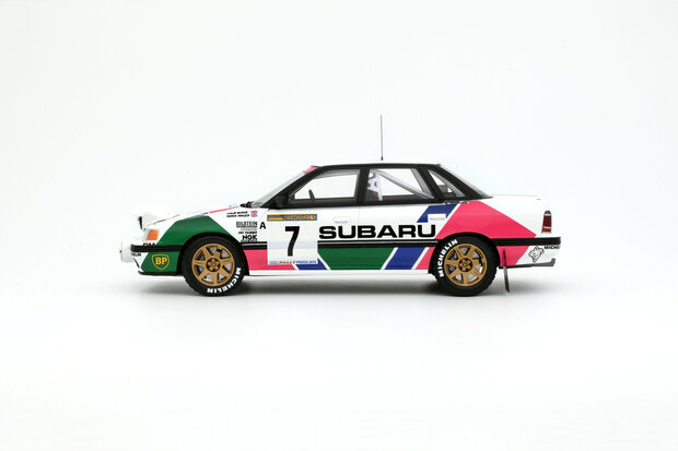 Otto Mobile 1:18 Subaru Legacy RS, no 7 C. McRae Gr.A Sweden Rallye 1992