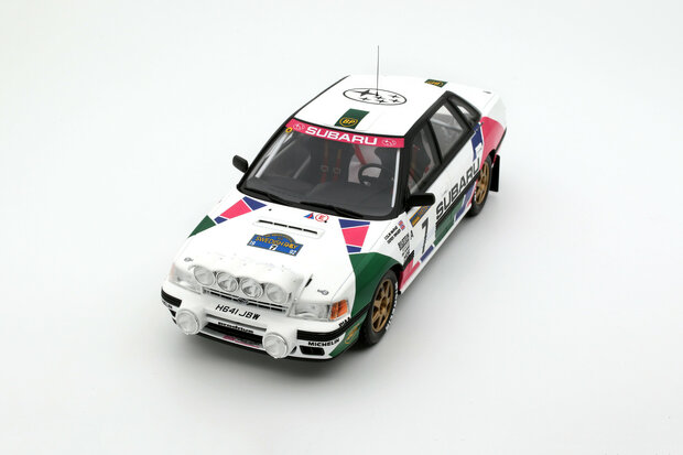 Otto Mobile 1:18 Subaru Legacy RS, no 7 C. McRae Gr.A Sweden Rallye 1992