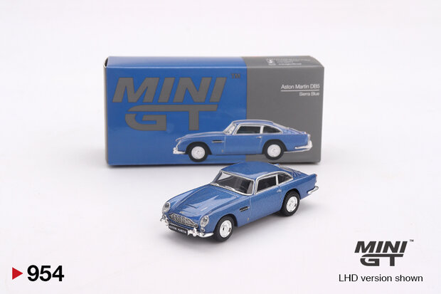 Mini GT 1:64 Aston Martin DB5 Sierra Blue LHD