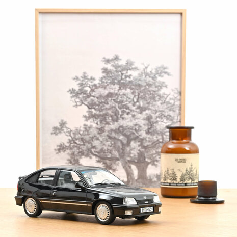 Norev 1:18 Opel Kadett GSi 1991 Black metallic Helmut Schmidt. Levering 12-2025