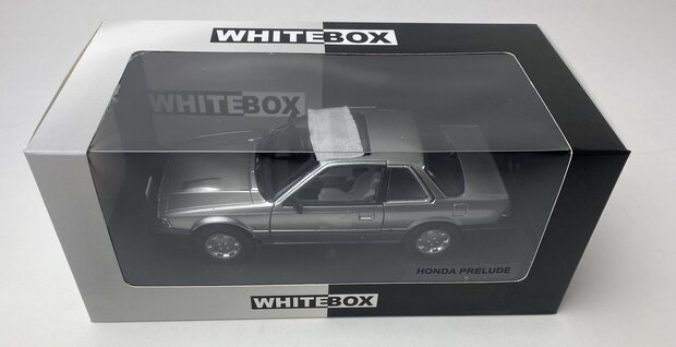 Whitebox 1:24 Honda Prelude 1985 grijs met 2 openingen 