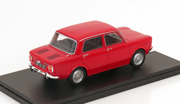 Atlas 1:24 Simca 1000 rood - Acryl kap is aanwezig, maar kan beschadig zijn,