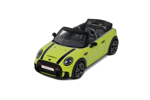 Otto Mobile 1:18 Mini JCW Cabrio Zesty Yellow C5H 2021. Levering 05-2026