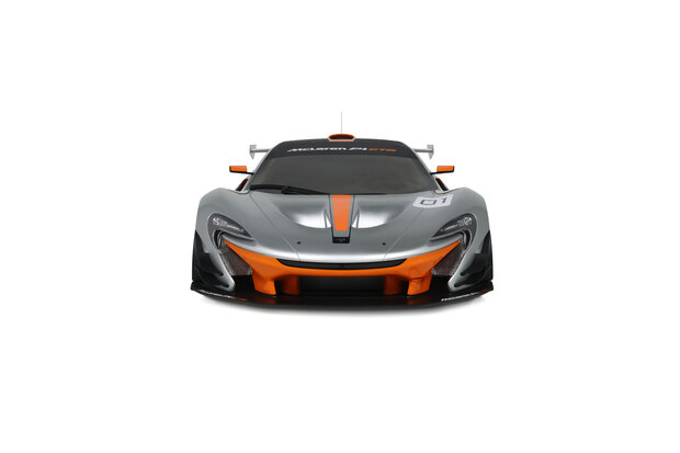GT Spirit 1:8 MCLaren P1 GTR Pebble Beach grey 2014 incl showcase. Levering 06-2026