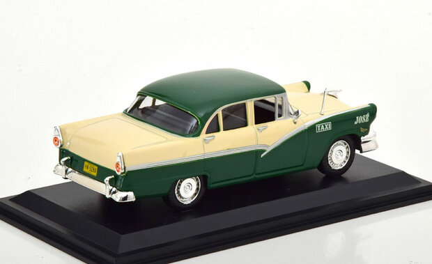 Atlas 1:43 Ford Fairlane Havana taxi beige groen 1955 in blisterverpakking  - Taxi Collection