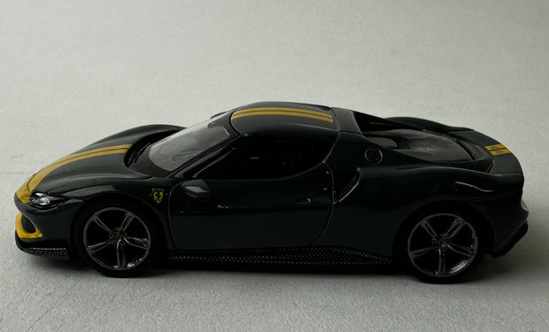 BBR 1:64 Ferrari 296 GTB Assetto Fiorano Grigio Scuro 2024