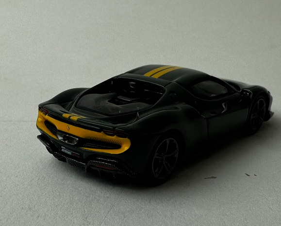 BBR 1:64 Ferrari 296 GTB Assetto Fiorano Grigio Scuro 2024