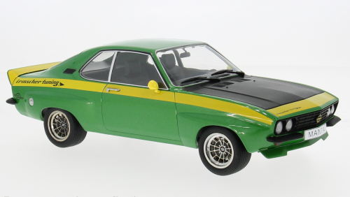 MCG 1:18 Opel Manta A Irmscher Tuning - groen metallic / geel