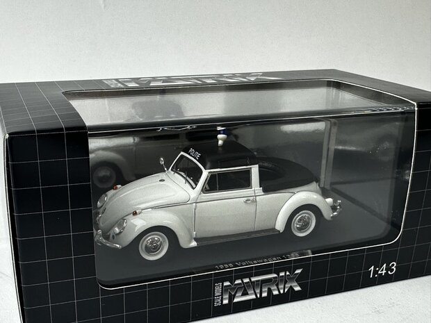 Matrix 1:43 Volkswagen Kever Beetle kuip coach politie Den Haag open 1958
