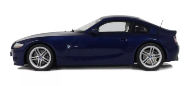 Otto Mobile 1:18 BMW Z4 M Coupe Interlagos blue metallic 2006. Levering 04-2026