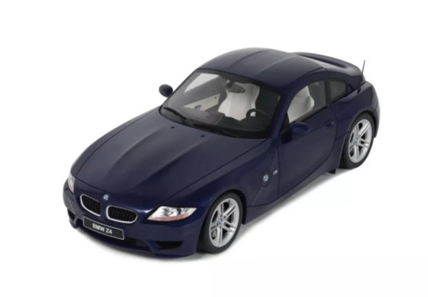 Otto Mobile 1:18 BMW Z4 M Coupe Interlagos blue metallic 2006. Levering 04-2026
