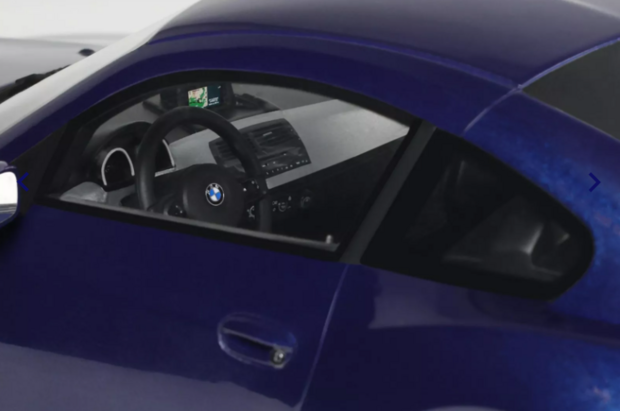 Otto Mobile 1:18 BMW Z4 M Coupe Interlagos blue metallic 2006. Levering 04-2026