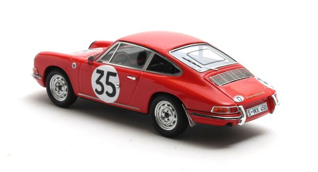 Matrix 1:43 Porsche 911 2.0 , no 35 Le Mans rood 1966