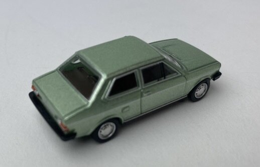 Premium Classiixxs 1:87 Volkswagen Derby I 1979 lichtgroen in windowbox