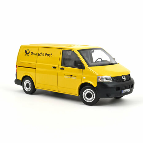 Norev 1:18 Volkswagen Transporter 2003 - Deutsche Post geel - Levering 05-2026