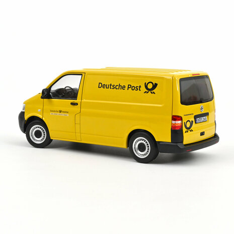 Norev 1:18 Volkswagen Transporter 2003 - Deutsche Post geel - Levering 05-2026