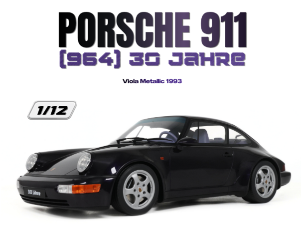 GT Spirit 1:12 Porsche 911 (964) 30 Jahre Viola metalic 1993. Levering 01-2027