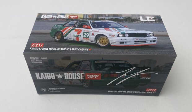 Mini GT 1:64 BMW M3 ( E30 ) Kaido Works Larry Chen v1 US exclusive