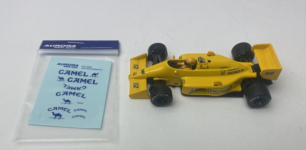 Mini GT 1:64 Lotus 99T, No 12 Ayrton Senna 1987 Monaco Grand Prix Winner