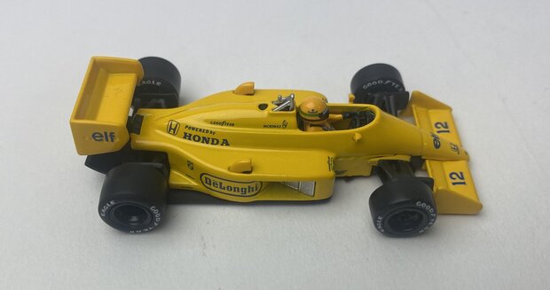 Mini GT 1:64 Lotus 99T, No 12 Ayrton Senna 1987 Monaco Grand Prix Winner