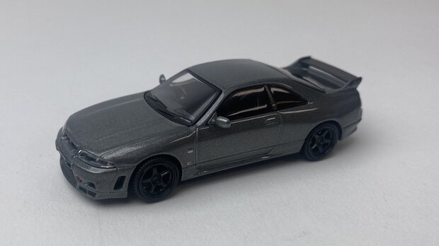 Mini GT 1:64 NISSAN Skyline GT-R Dark Metal Gray (NISMO BCNR33 CRS Version) RHD