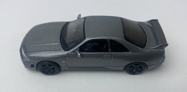 Mini GT 1:64 NISSAN Skyline GT-R Dark Metal Gray (NISMO BCNR33 CRS Version) RHD