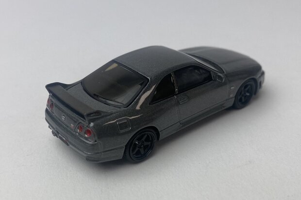 Mini GT 1:64 NISSAN Skyline GT-R Dark Metal Gray (NISMO BCNR33 CRS Version) RHD