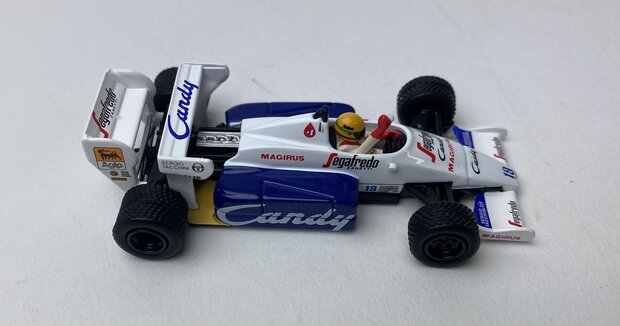 Mini GT 1:64 Toleman TG184, No 19 Ayrton Senna 1984 Monaco Grand Prix 2nd Place LHD