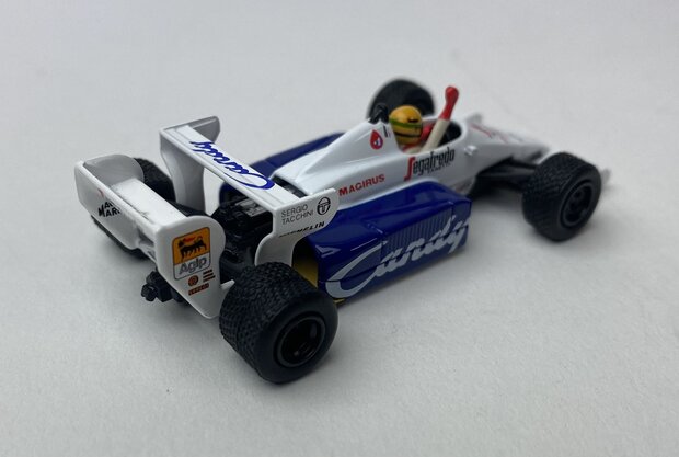 Mini GT 1:64 Toleman TG184, No 19 Ayrton Senna 1984 Monaco Grand Prix 2nd Place LHD