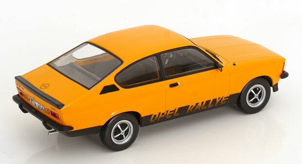 Norev 1:18 Opel Kadett Rallye 2.0 E 1977 Brilliant Ochre. Re-stock week 31/32