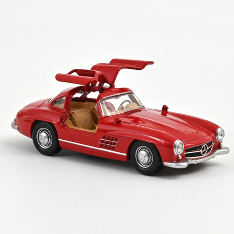 Norev 1:43 Mercedes Benz 300 SL 1954 Fire engine Red Jet car