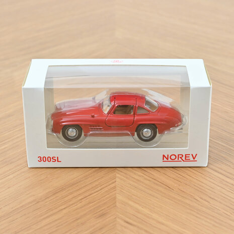Norev 1:43 Mercedes Benz 300 SL 1954 Fire engine Red Jet car