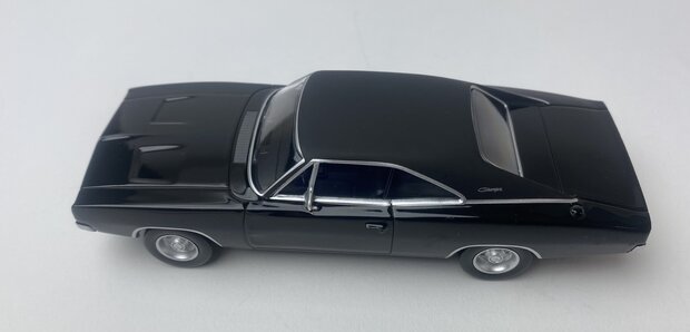 Norev 1:43 Dodge Charger 1968 Black - Jet car in windowbox