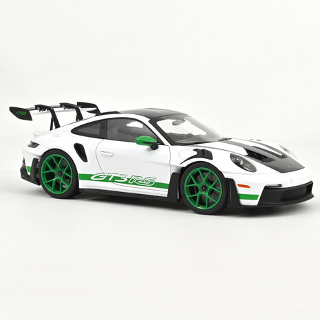 Norev 1:12 Porsche 911 GT3 RS Tribute to Carrera RS 2022 White/Python Green. Levering 08-2026