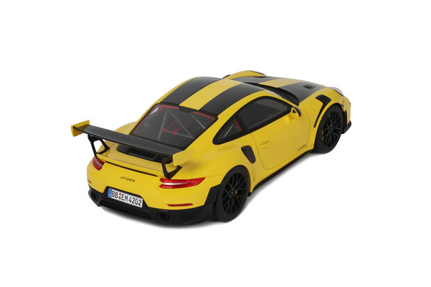 GT Spirit 1:18 Porsche 911 [992.1] GTS2 RS Nurburging LAP Record yellow 2017