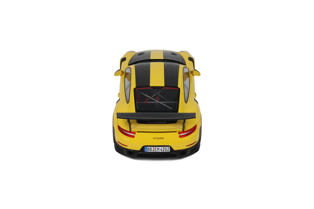 GT Spirit 1:18 Porsche 911 [992.1] GTS2 RS Nurburging LAP Record yellow 2017