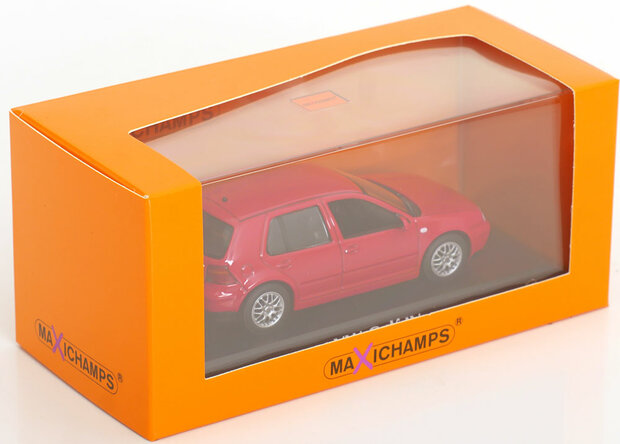 Maxichamps 1:43 Volkswagen Golf 4 rood 1999