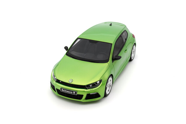 Otto Mobile 1:18 Volkswagen Scirocco 3 PH.1 R Viper green pearl 2008. Levering 01-2027