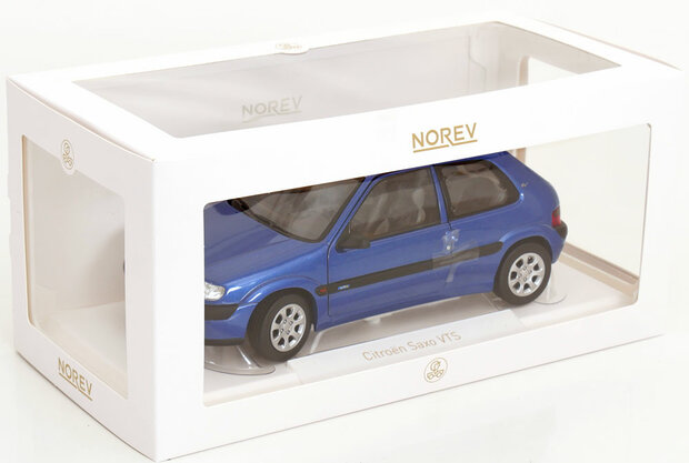 Norev 1:18 Citroen Saxo VTS 1996 Poseidon Blue