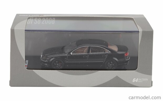 Motorhelix 1:64 Audi S8 2008 zwart